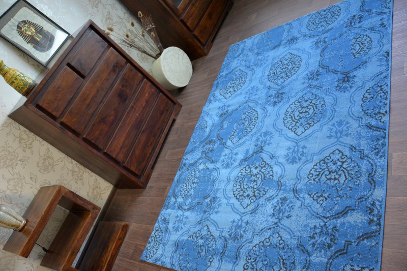 Dywan Vintage 22213/473 niebieski klasyczny 140x200 cm