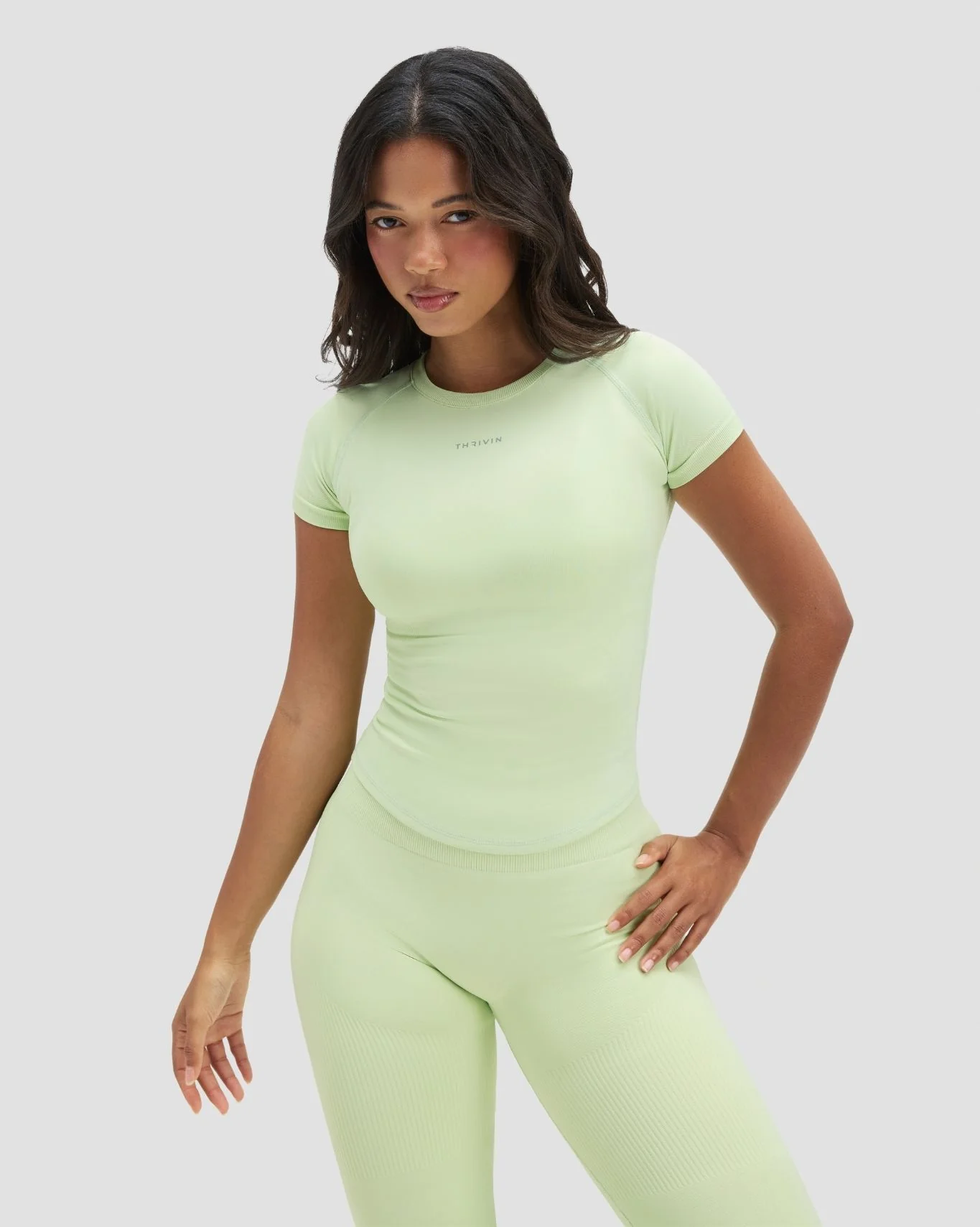 Elevate™ Compression T-shirt | Pistachio Green