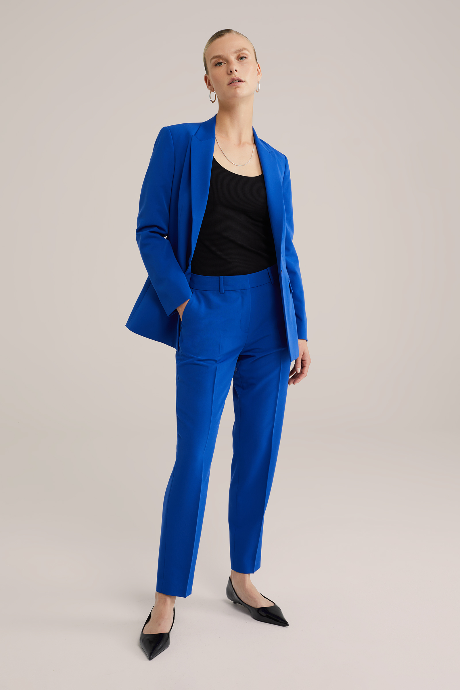 Dames slim fit pantalon