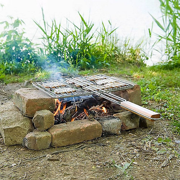 Grille rectangulaire double Campingaz 35 x 25 cm