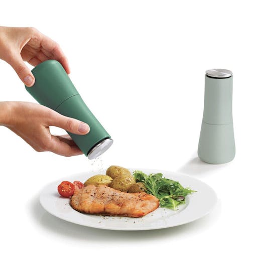 Joseph Joseph Milltop Salt & Pepper Set Editions Sage