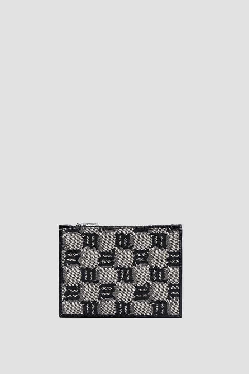 Jacquard Monogram Card Holder