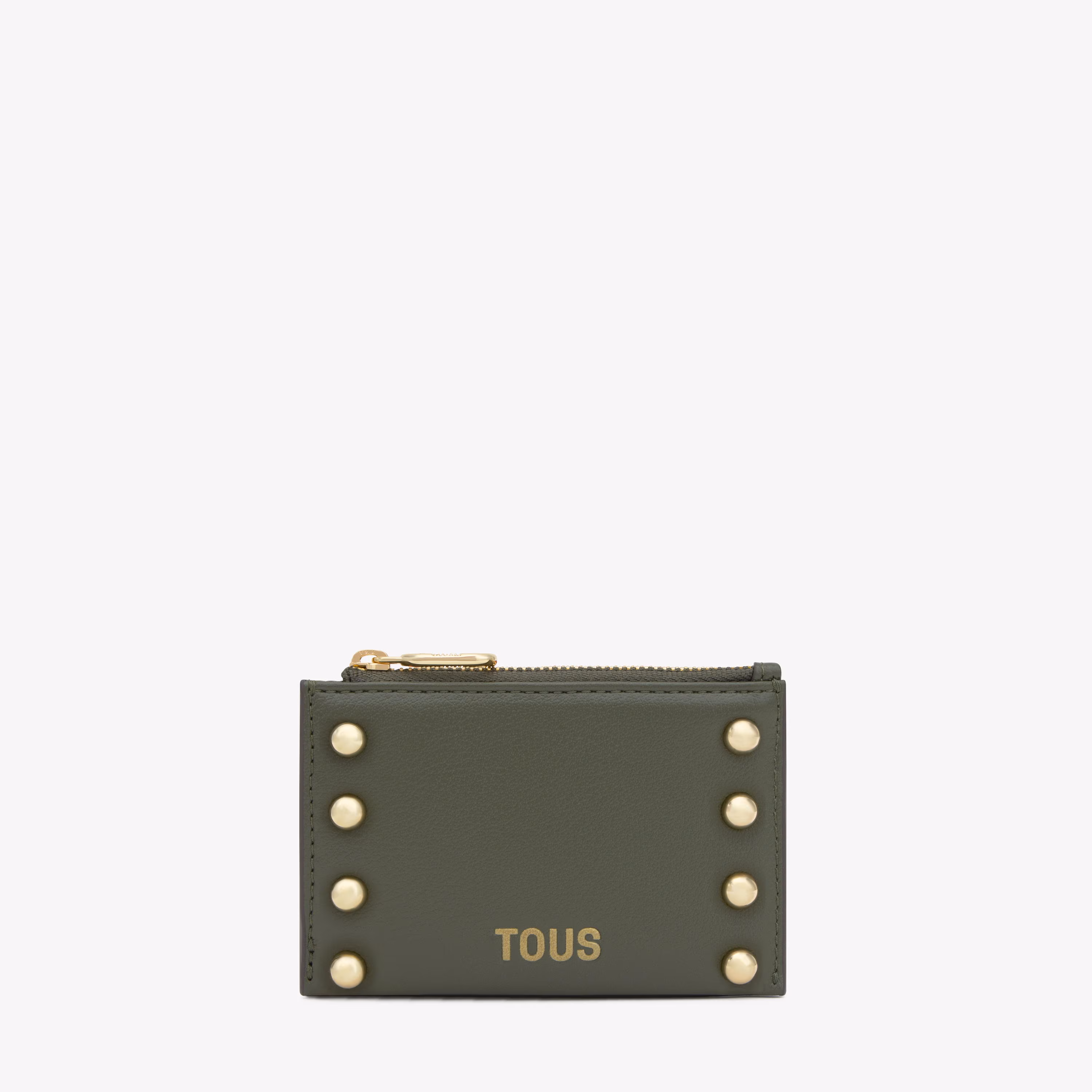 Monedero tarjetero caqui TOUS Jewelry Studs