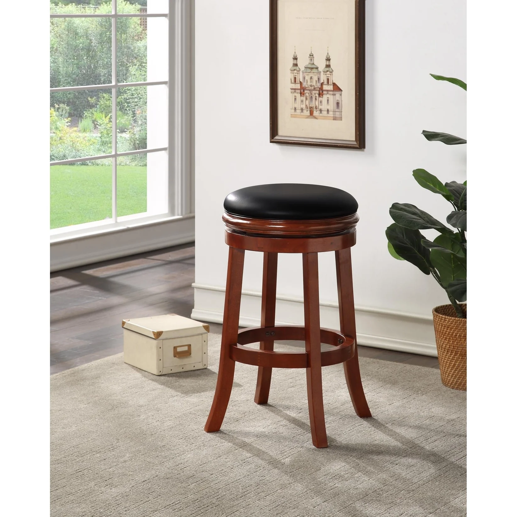 Boraam 29-inch Backless Bar Stool