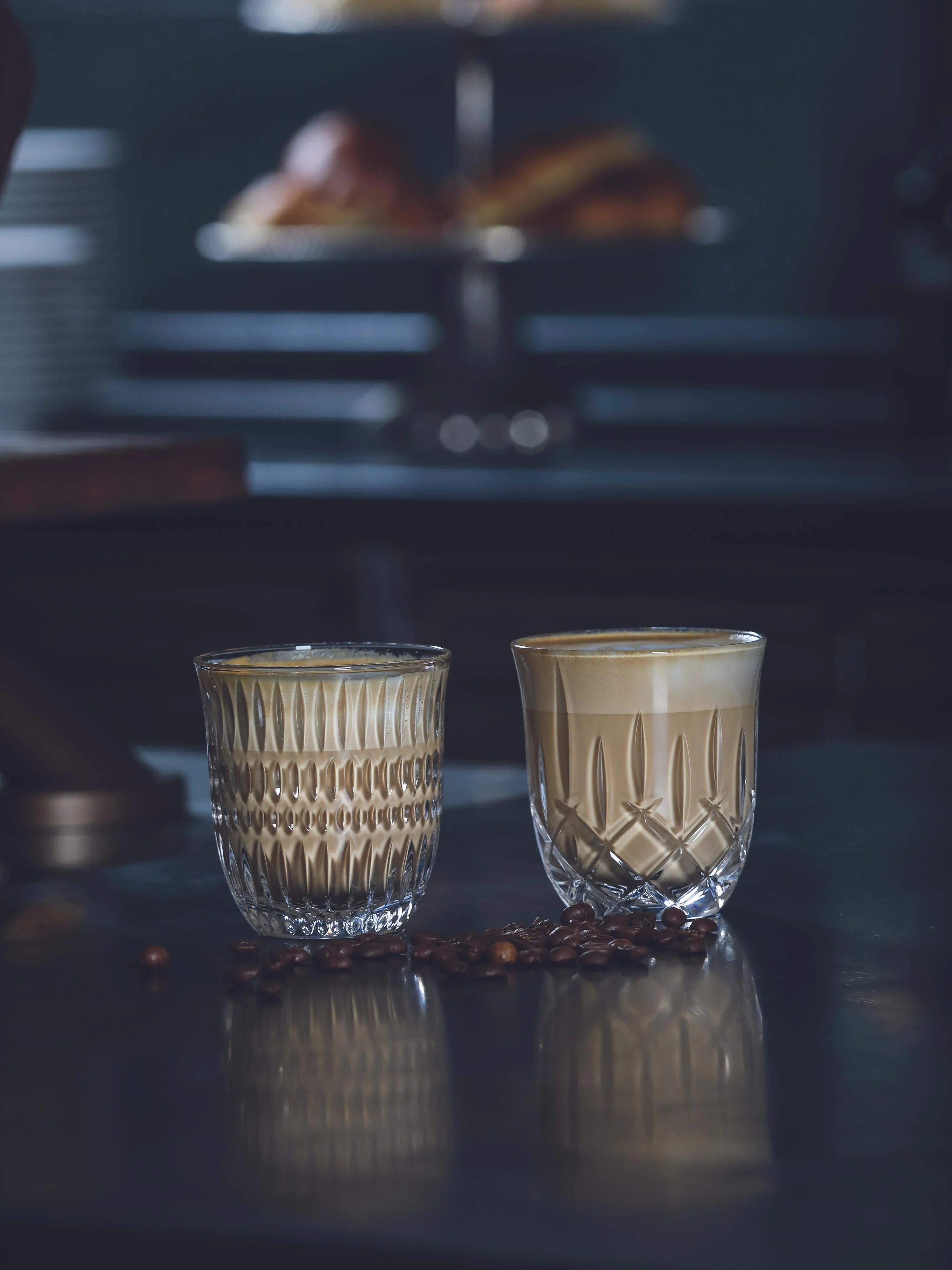 Kristall-Kaffeetassen Noblesse, 2er-Set
