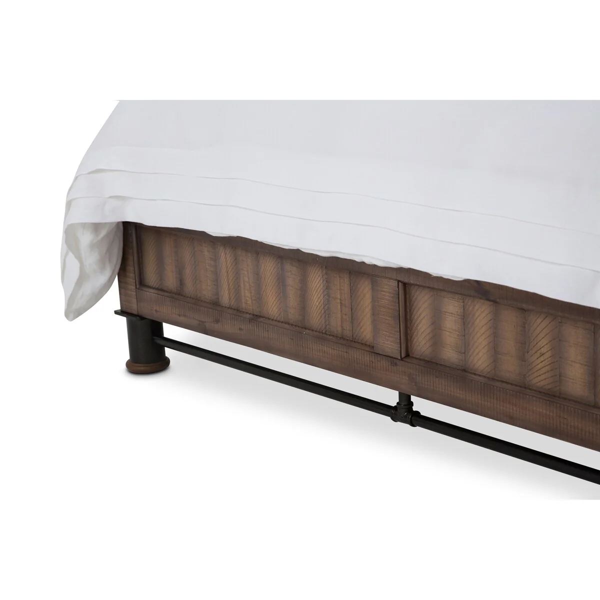 AICO Crossings Reclaimed Barn 3-Piece Panel Bed