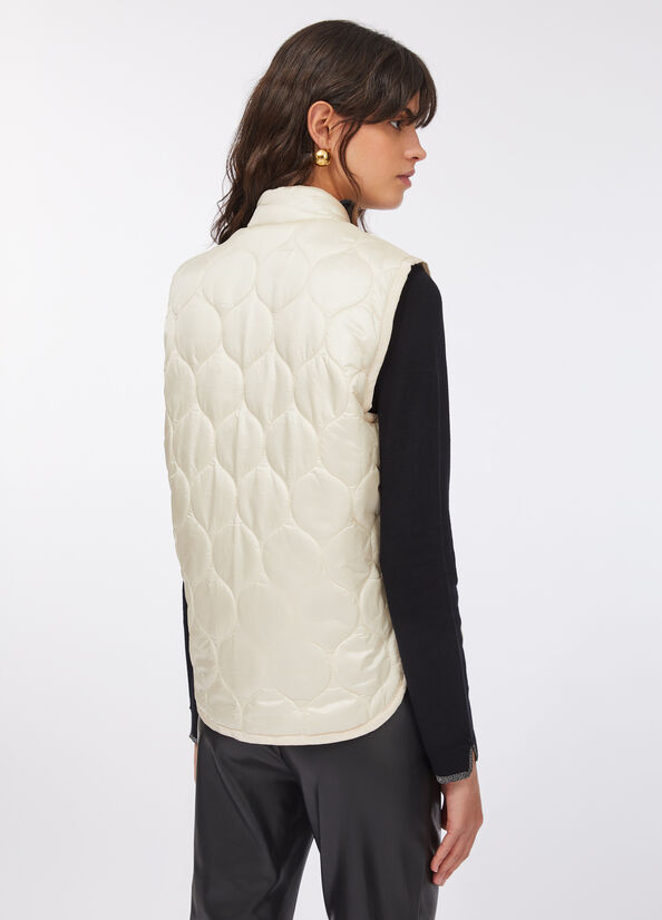 Gilet imbottito e trapuntato