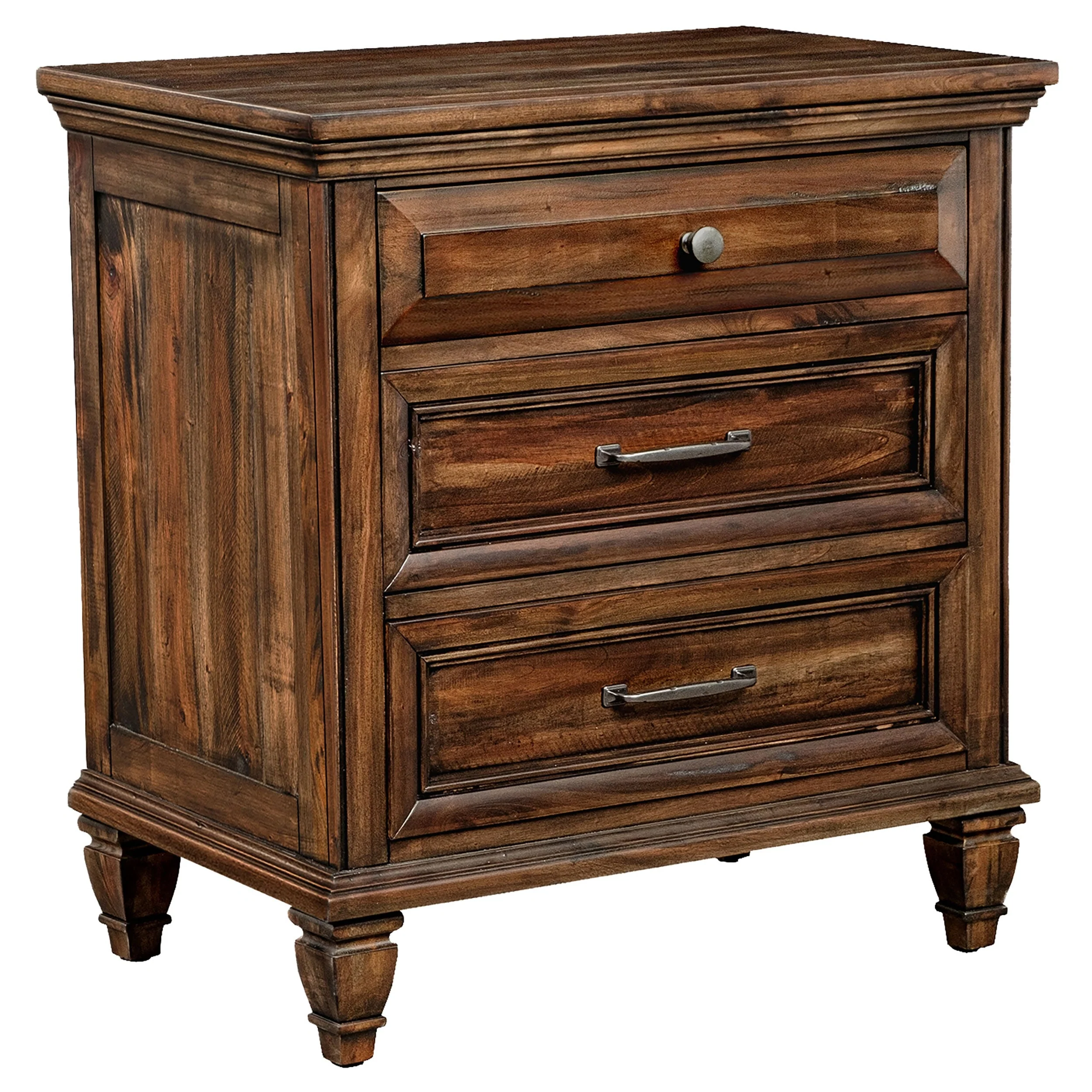 Avenue Farmhouse 3-drawer Bedroom Nightstand