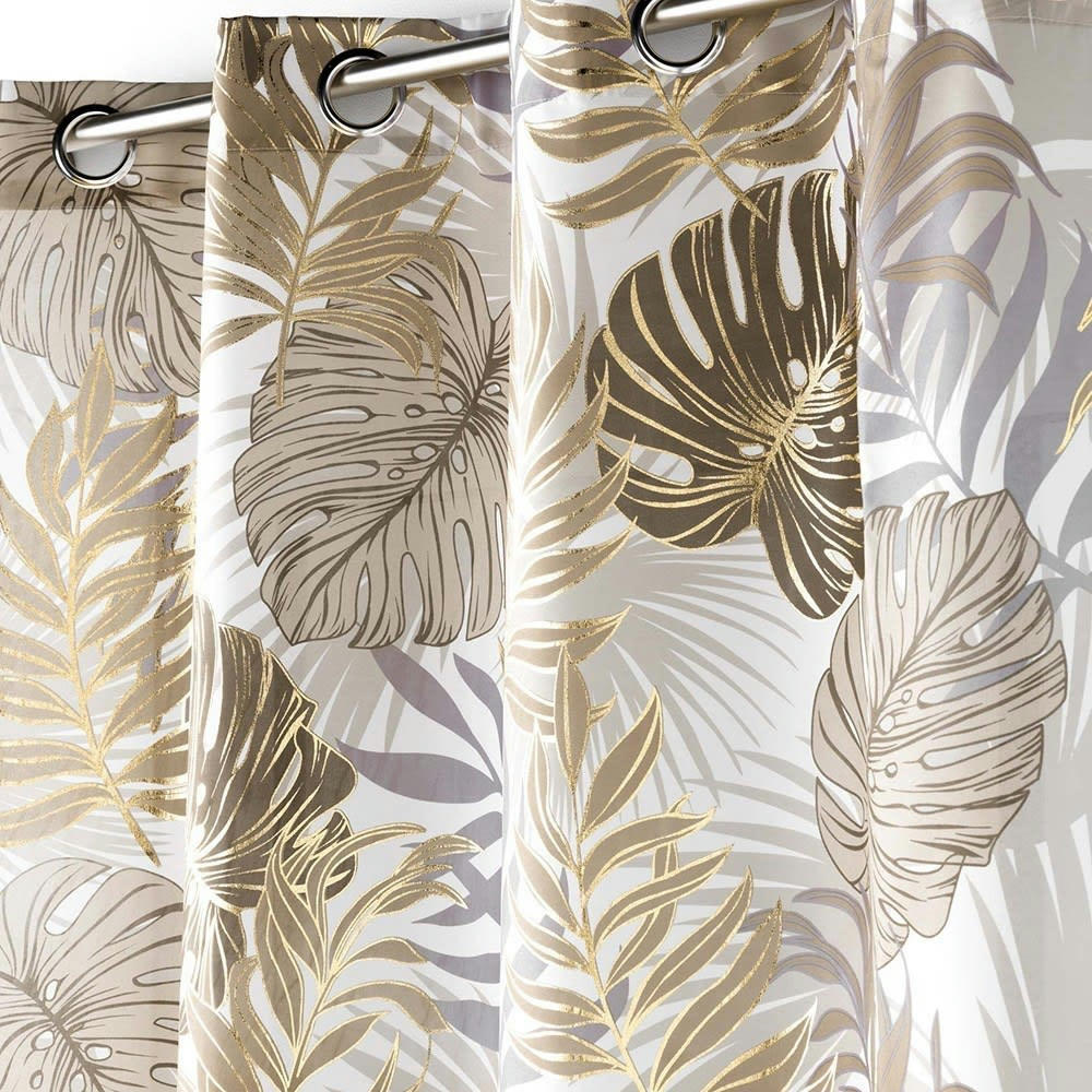 - Rideau  polyester Blanc 140 X 260