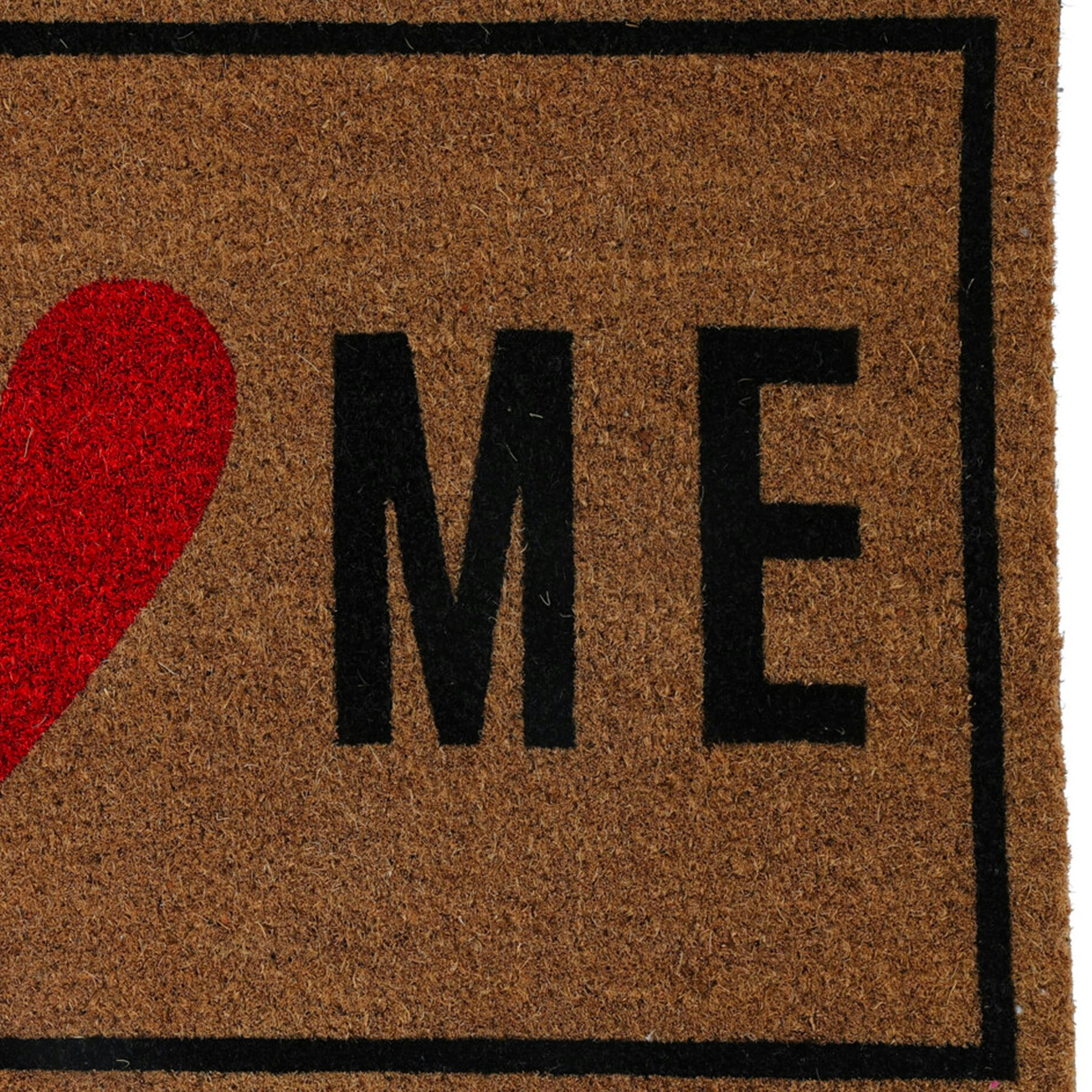 - Paillasson coco home coeur 60x40cm