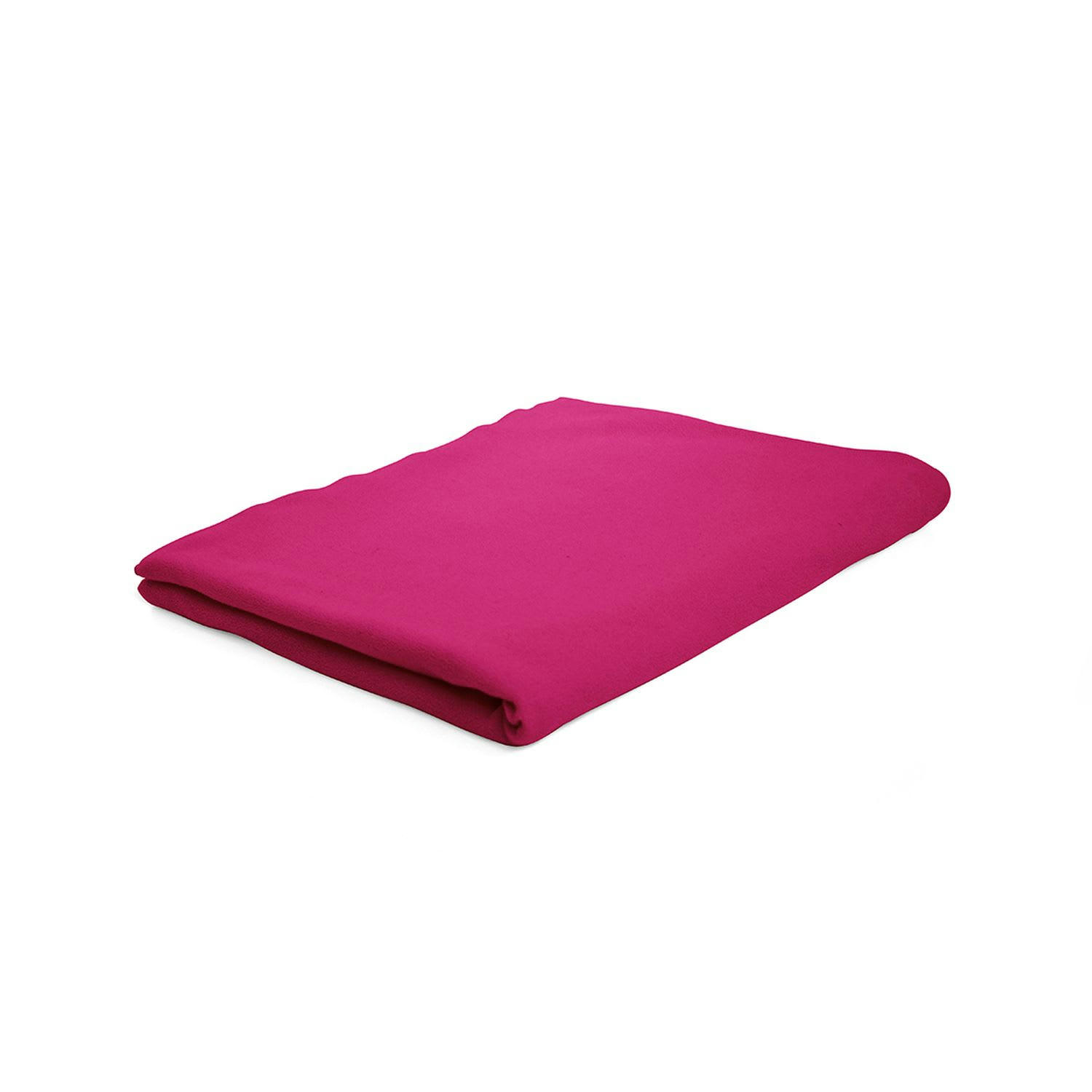 TODAY - Drap plat jus de myrtille 100% coton 57 fils 180 x 290 cm rose