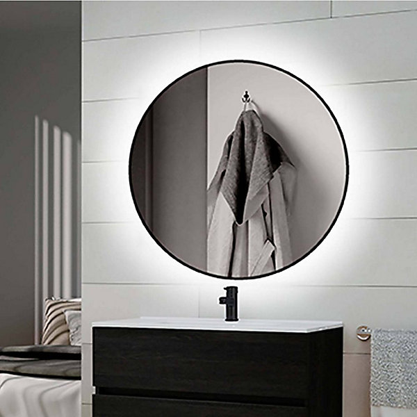 Miroir avec éclairage décoratif à led Zeus