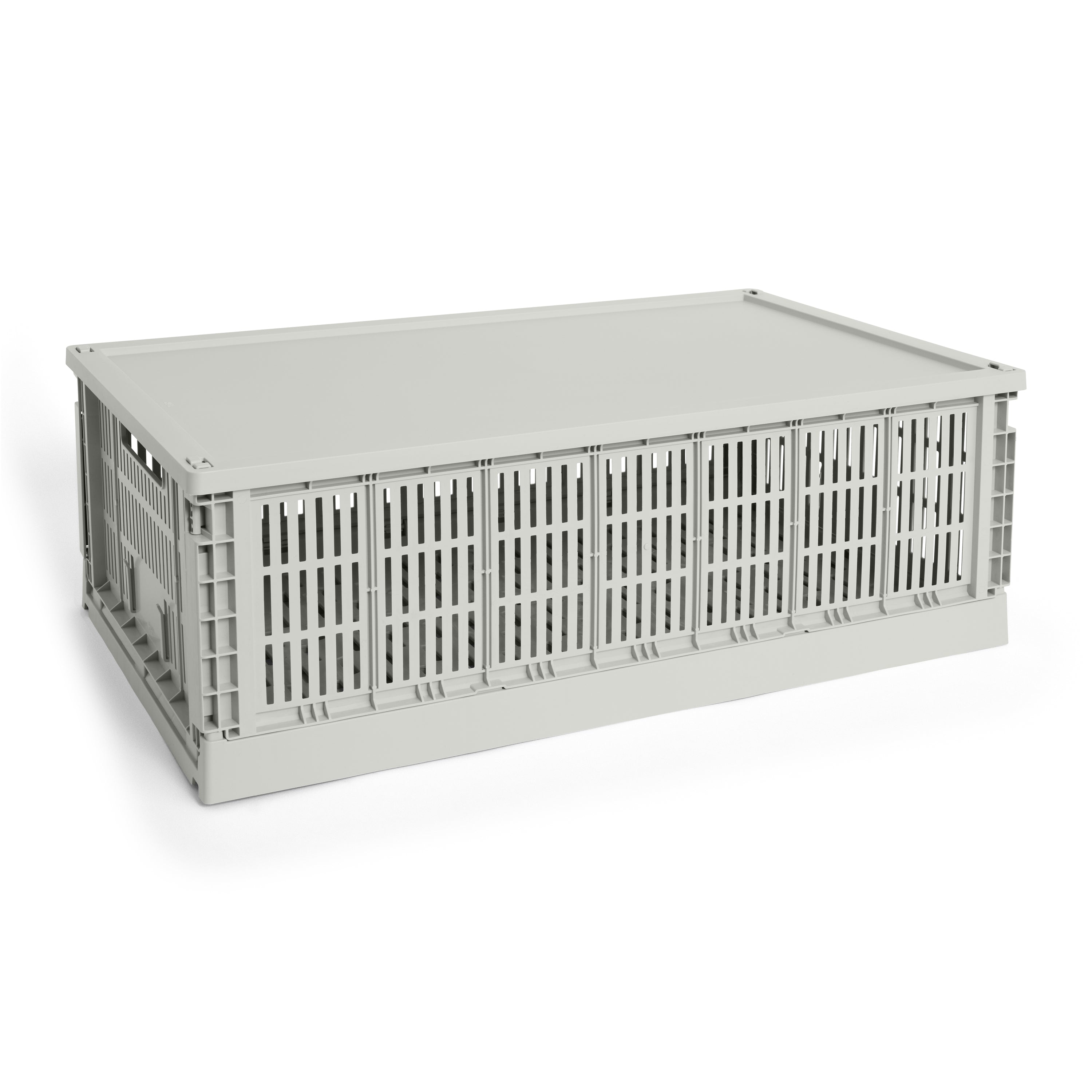 HAY Colour Crates Krat Deksel XL - Rechthoekig - Grijs