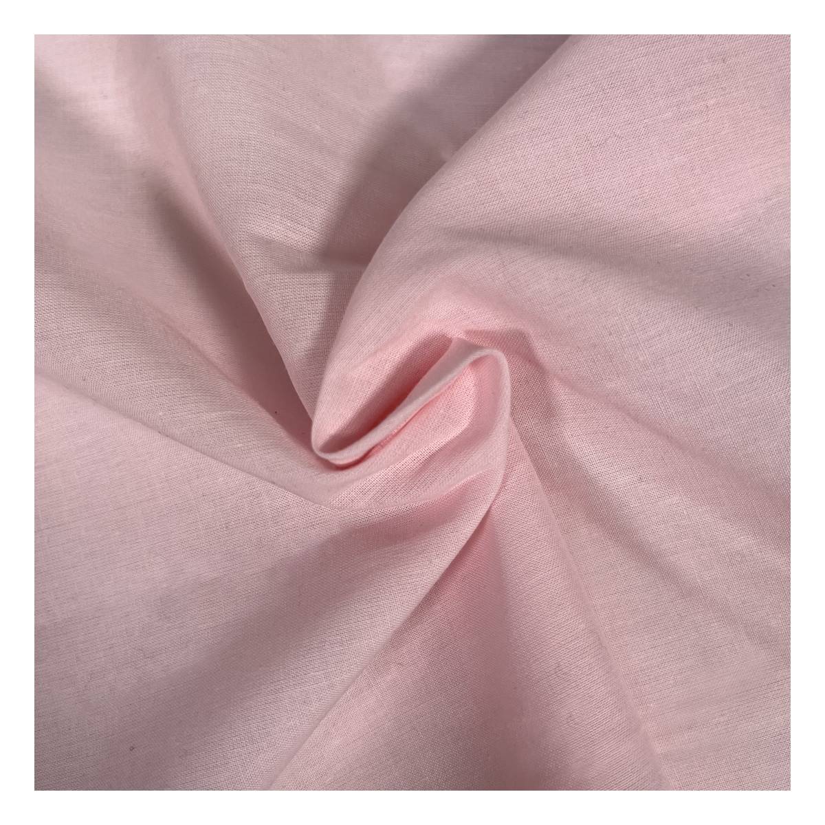 Pale Pink Lawn Cotton Fabric by the Metre