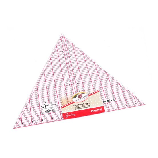 Sew Easy 60 Degree Triangle Quilting Ruler 12 x 13.8 Inches