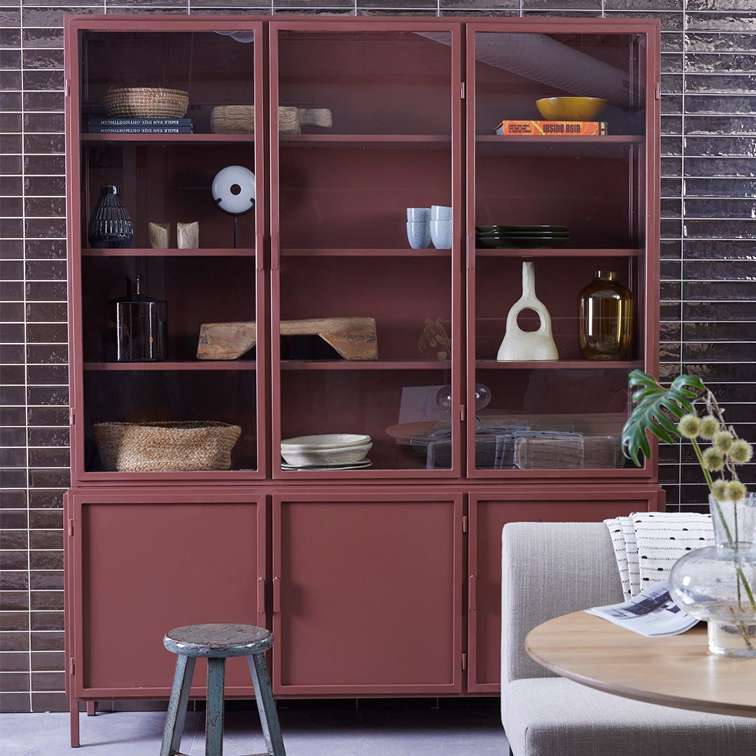 New Routz Garland Vitrinekast 6-deurs - Terra