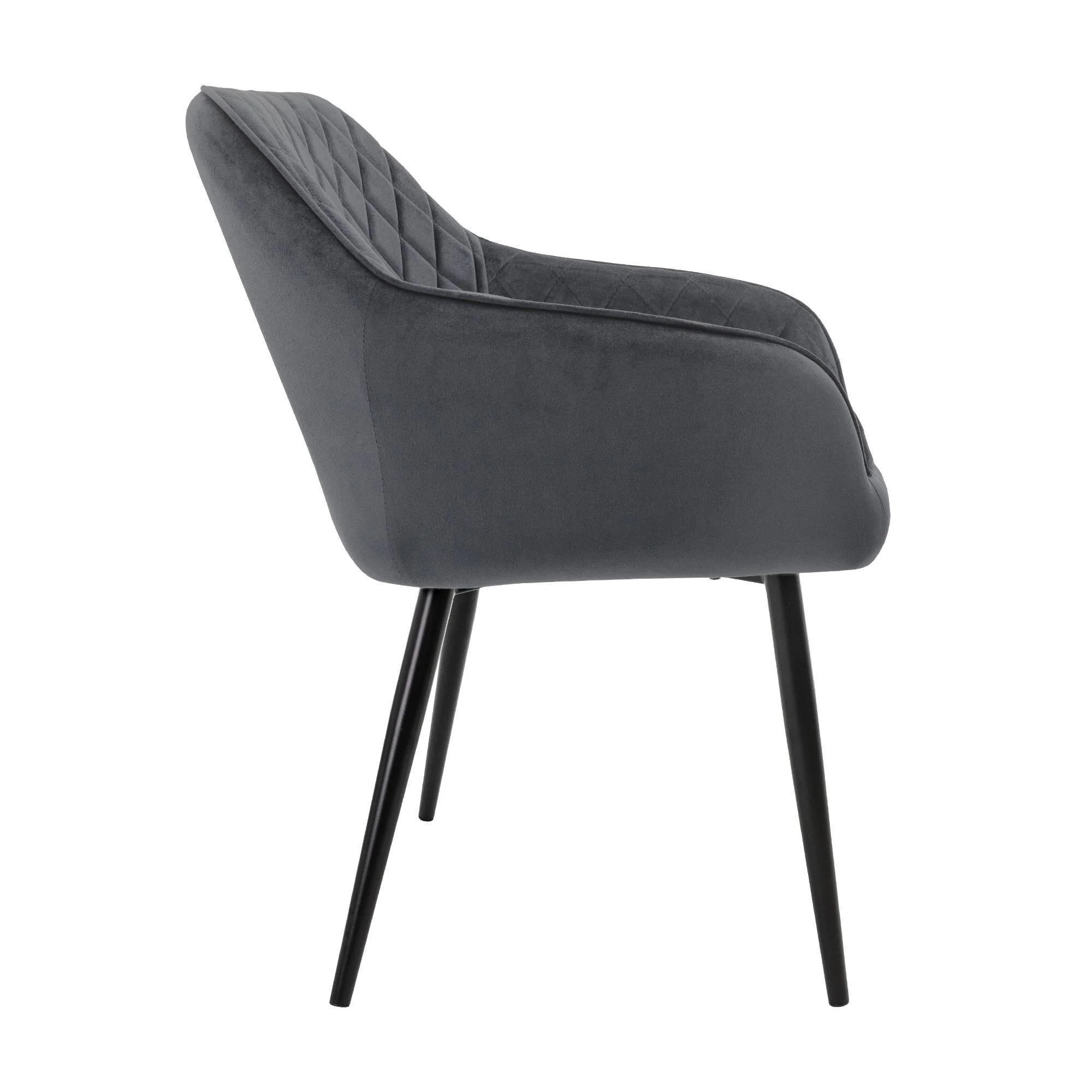 Set van 2 eetkamerstoelen Anita velvet
