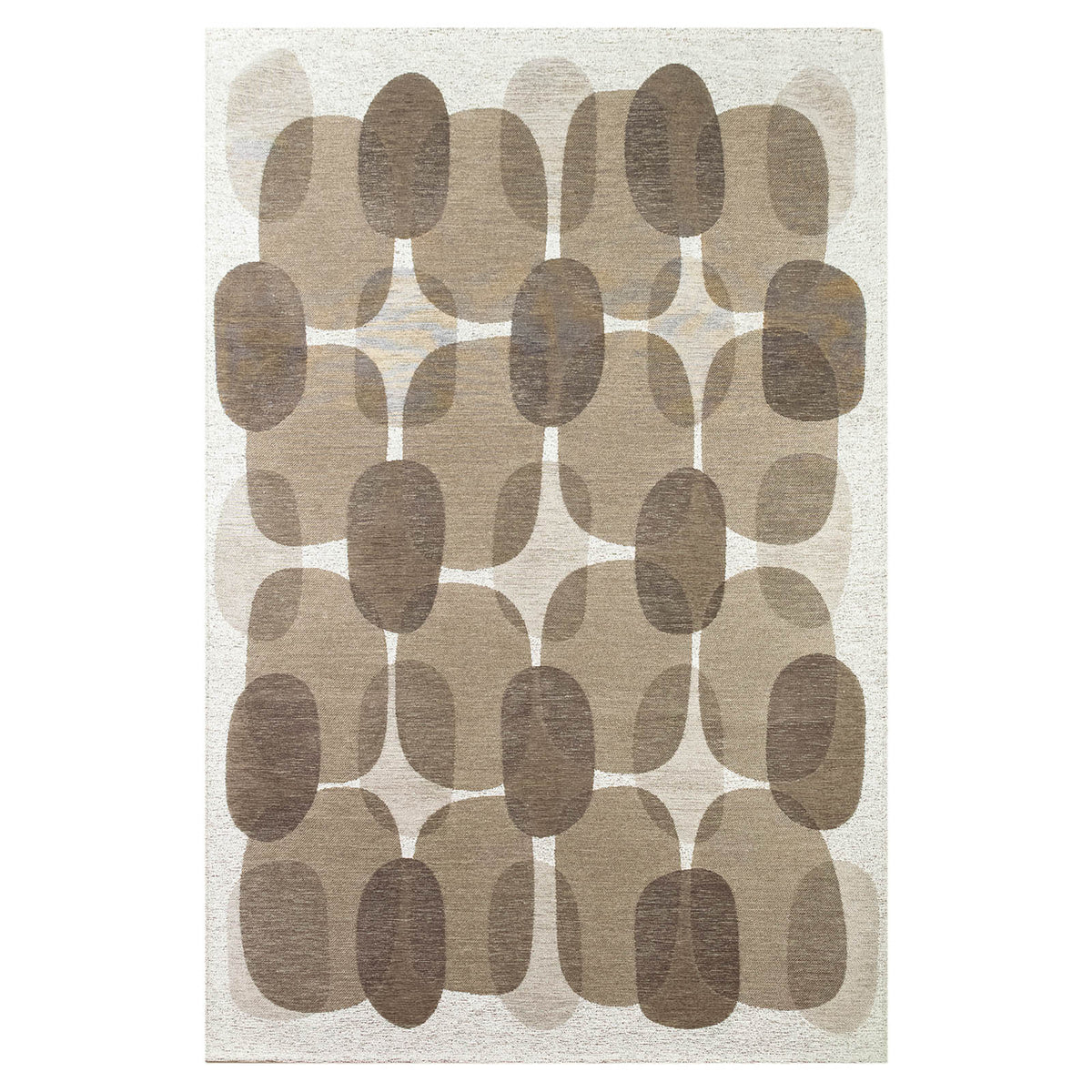 Lola&Moi vloerkleed Easther - zilver - 170x240cm