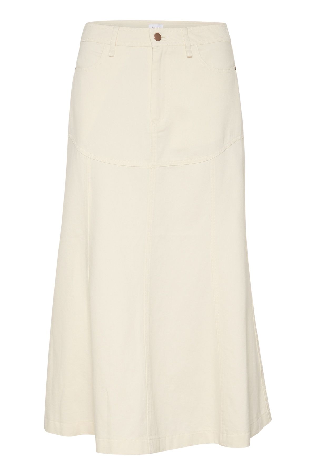 Saint Tropez JoannSZ Skirt Flared Denim Midi Skirt