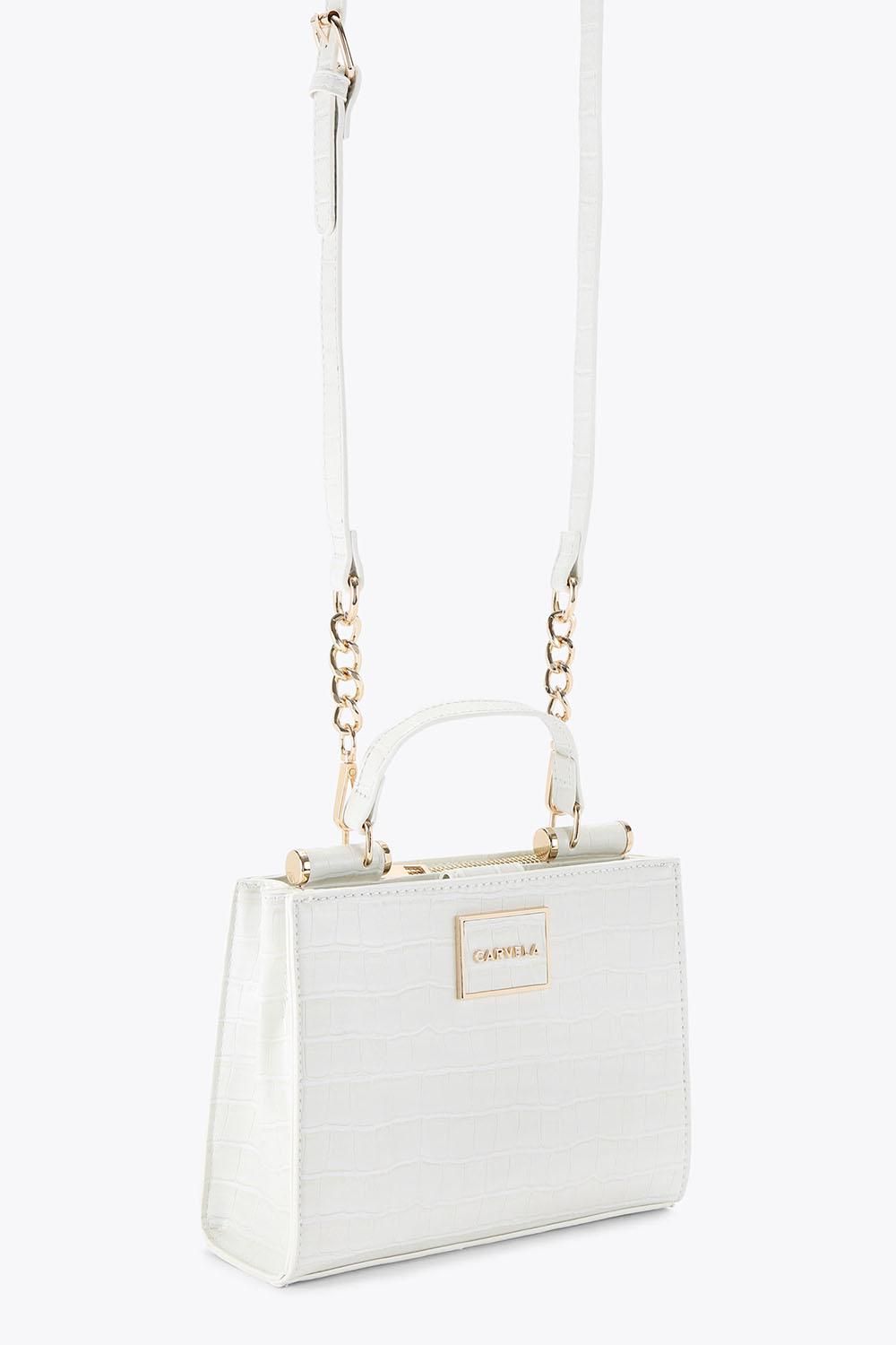 Carvela Jessica Mini Tote 2' Croc Print Bag