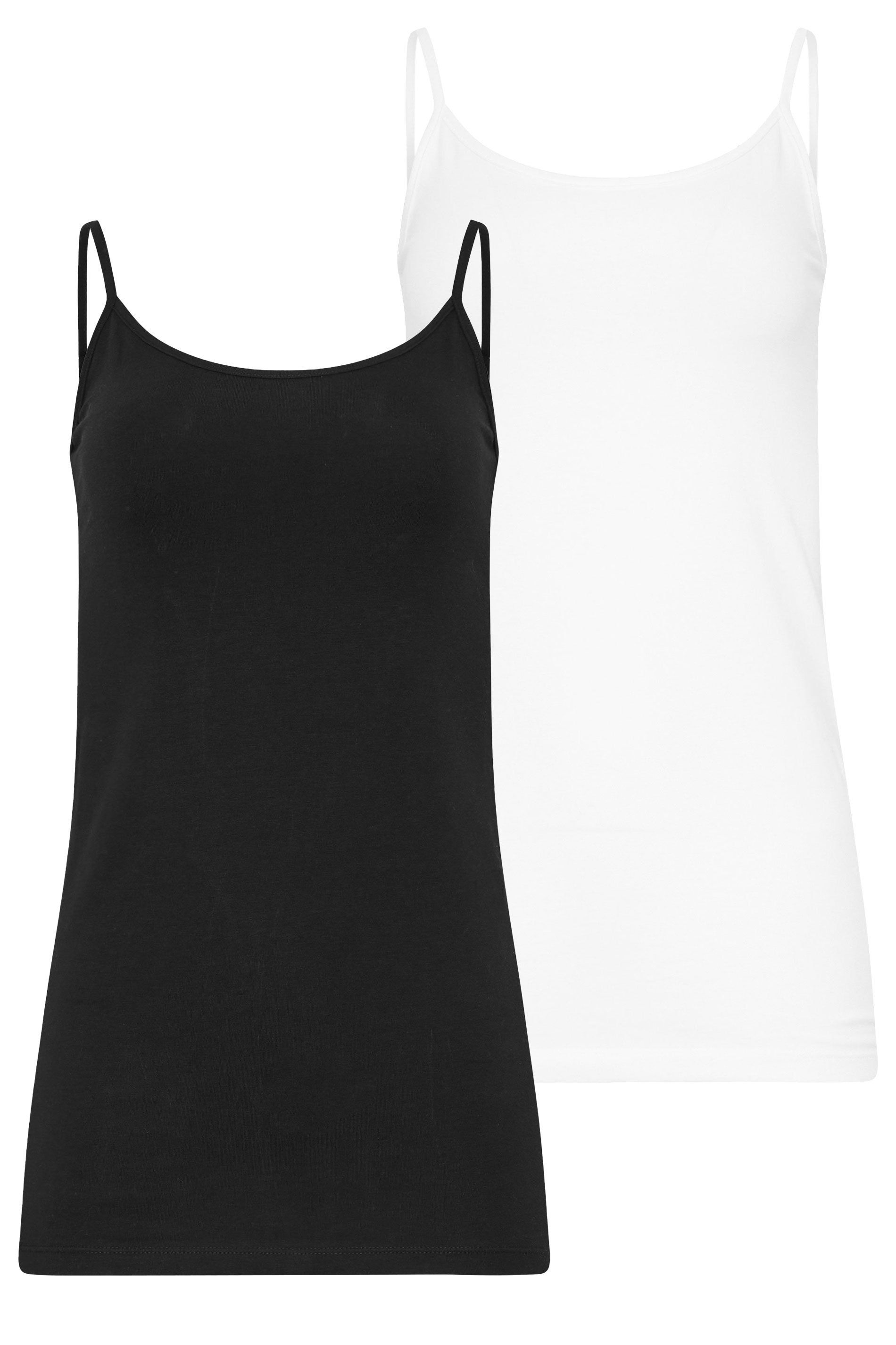 Long Tall Sally Tall 2 Pack Cami Vest Tops
