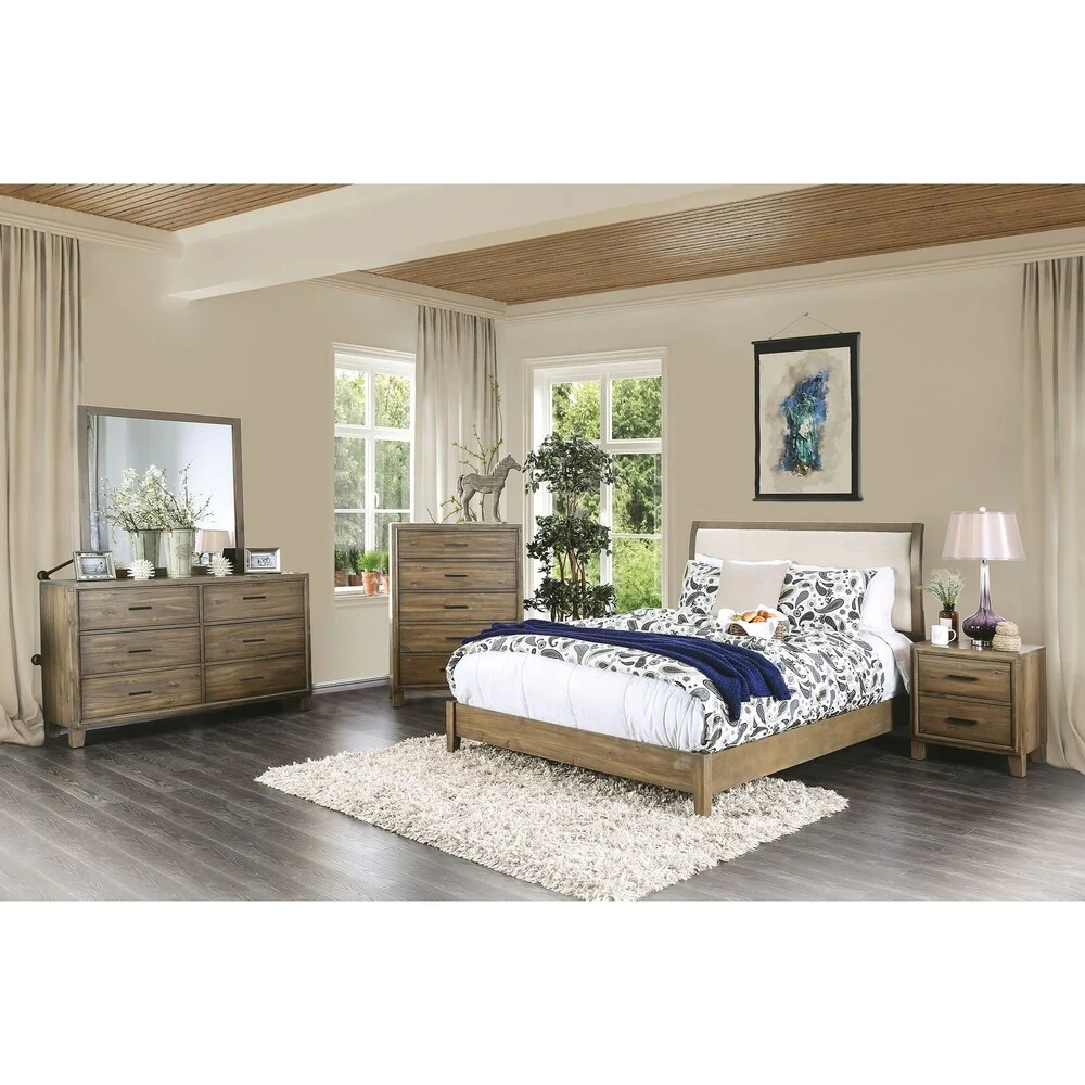 Williams Home Furnishing Enrico I California King Bed in Cherry Finish