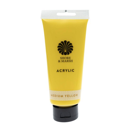 Shore & Marsh Medium Yellow Acrylic Paint 200ml