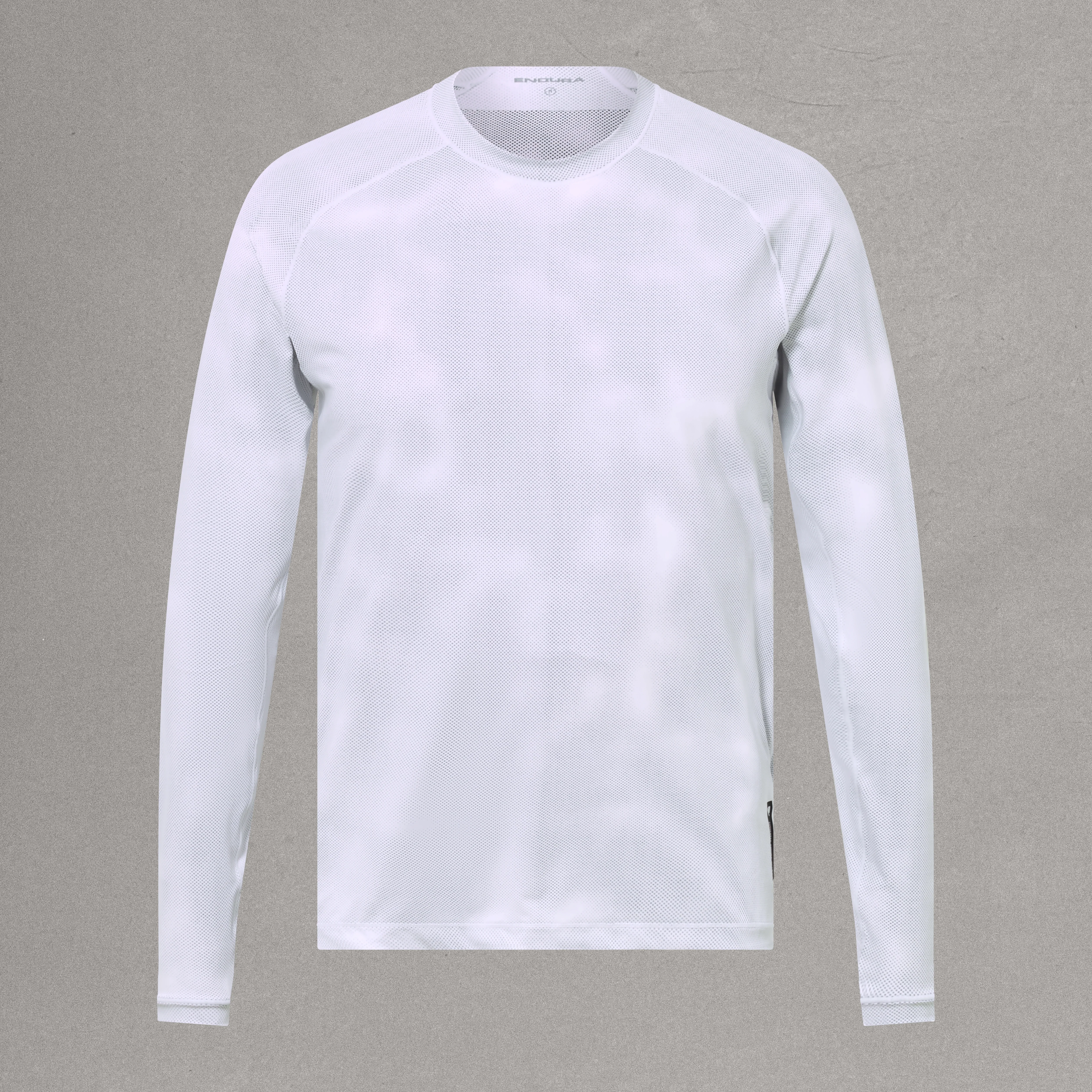 Men's AllTrack Rout L/S Tech Tee - White