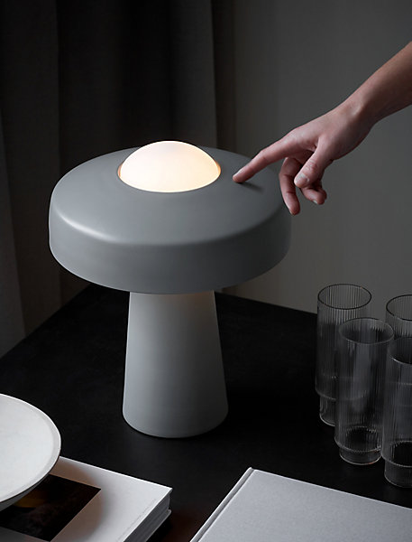 Lampe à poser Time Ø 26,7cm IP20 E27 40W gris