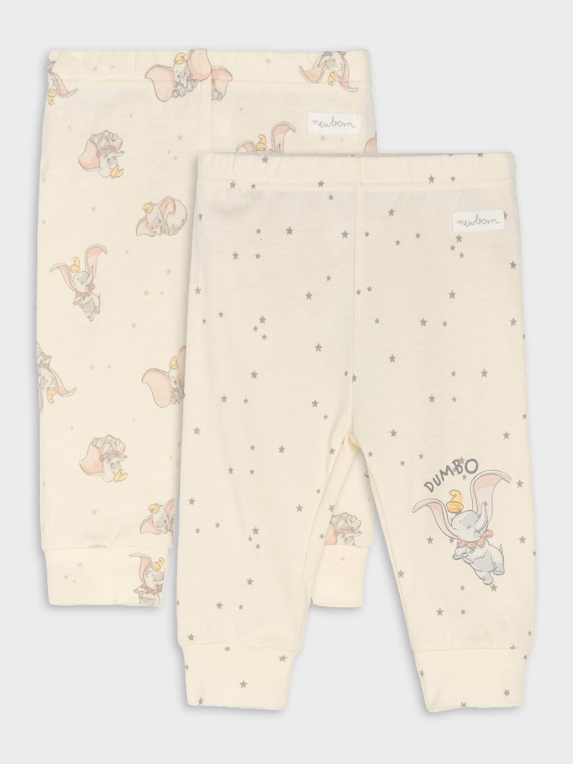 Bawełniane legginsy 2 pack Dumbo