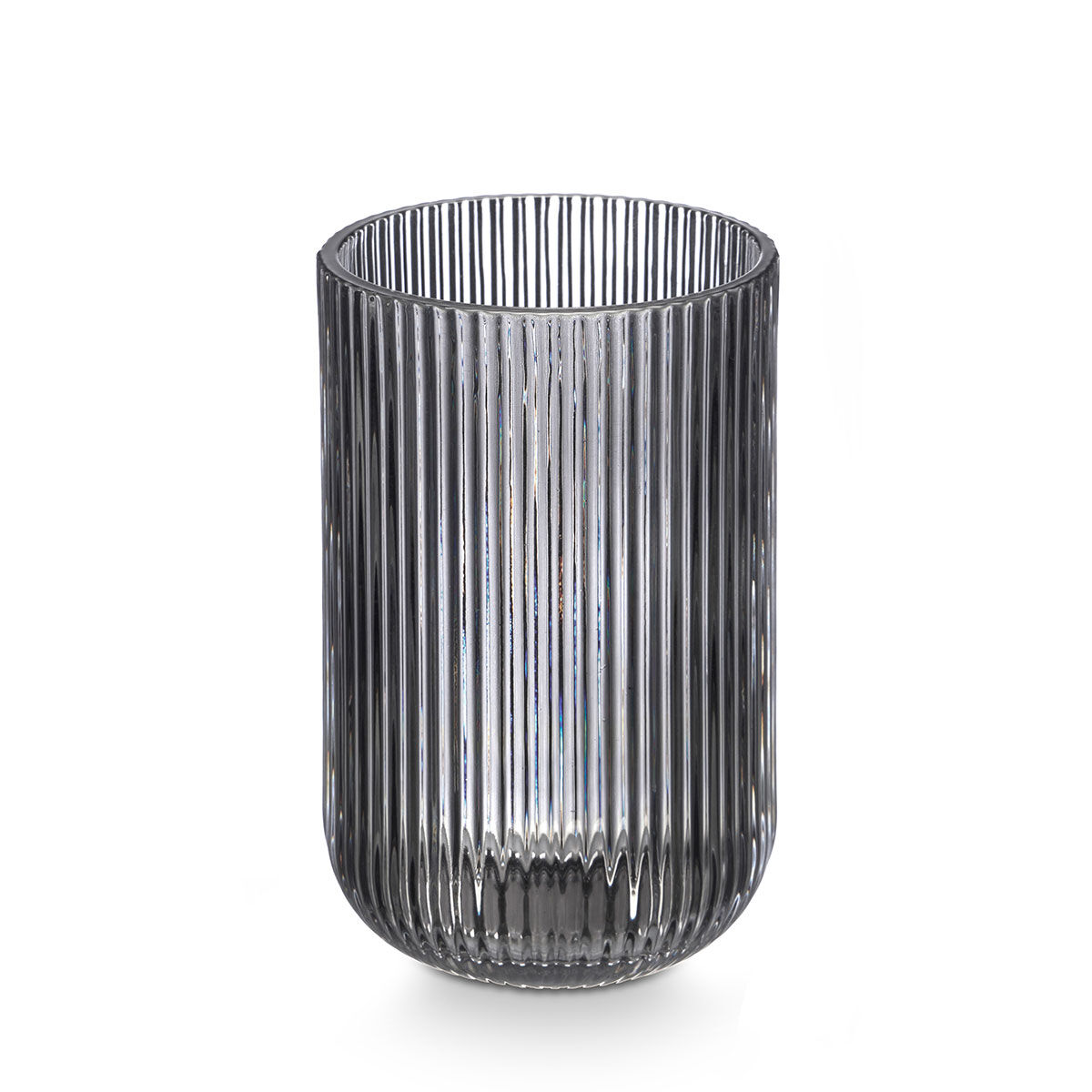 Copo de água RISCAS cinza em vidro 43cl