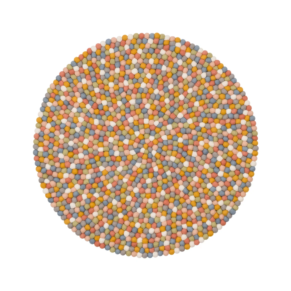 myfelt - Liese Filzkugelteppich, Ø 140 cm