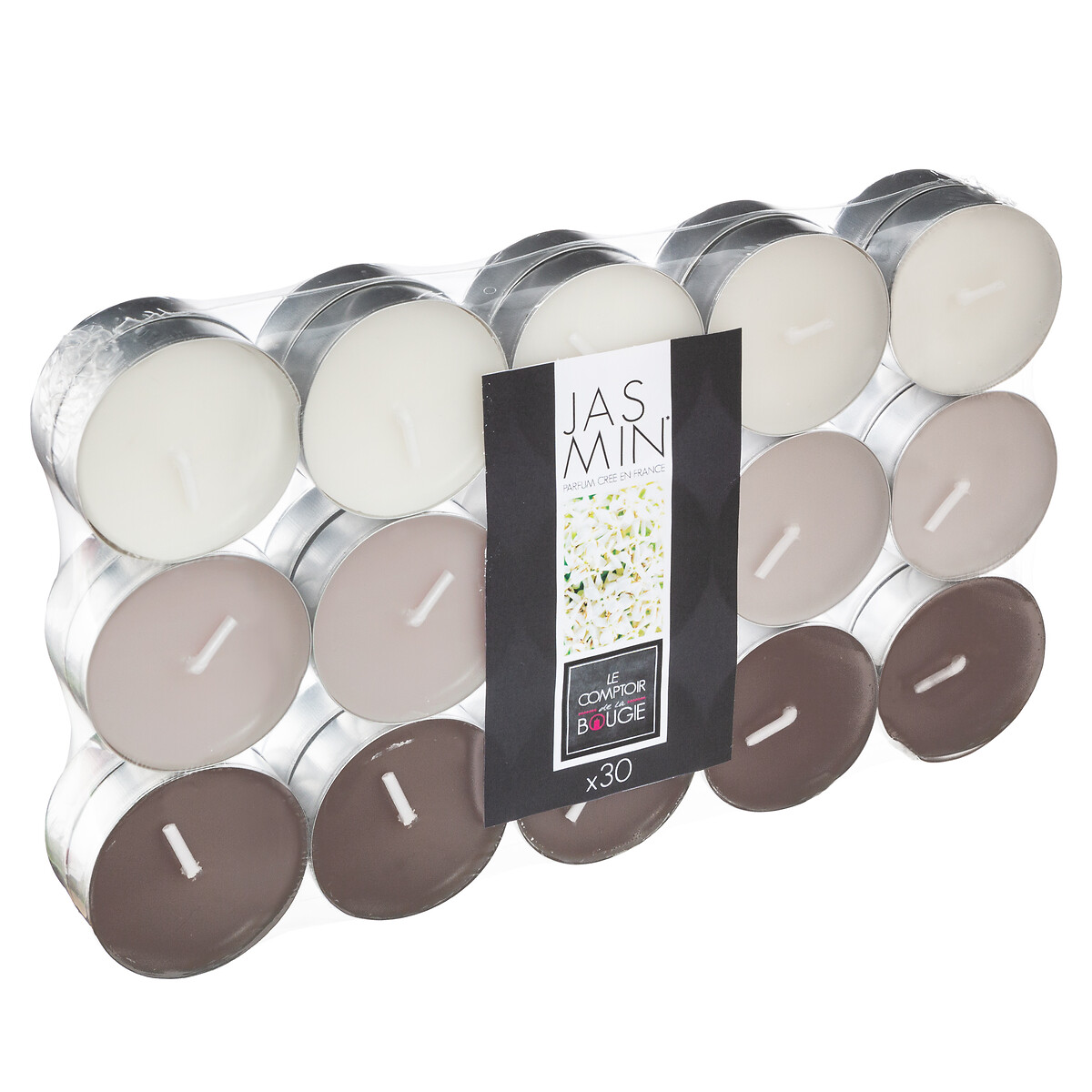 Set of 30 scented candles Jasmine, 350g