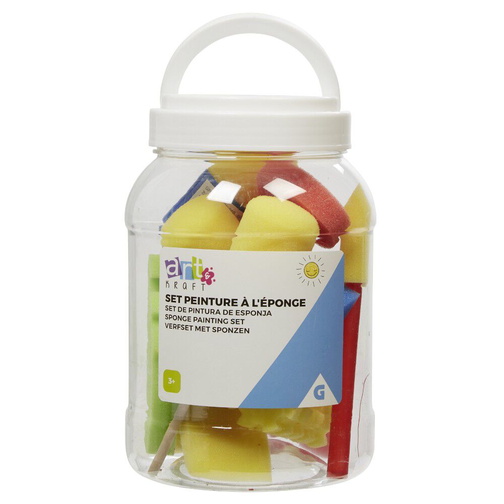 Baril Créatif peinture à l'éponge