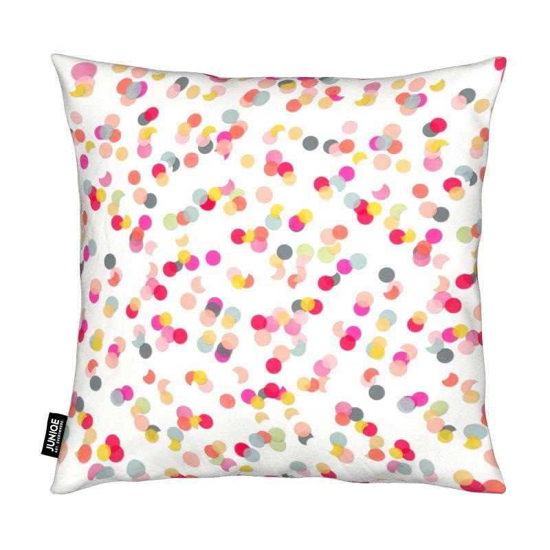 CONFETTI MIX PINK - Coussin en microfibre en multicolore 40x40