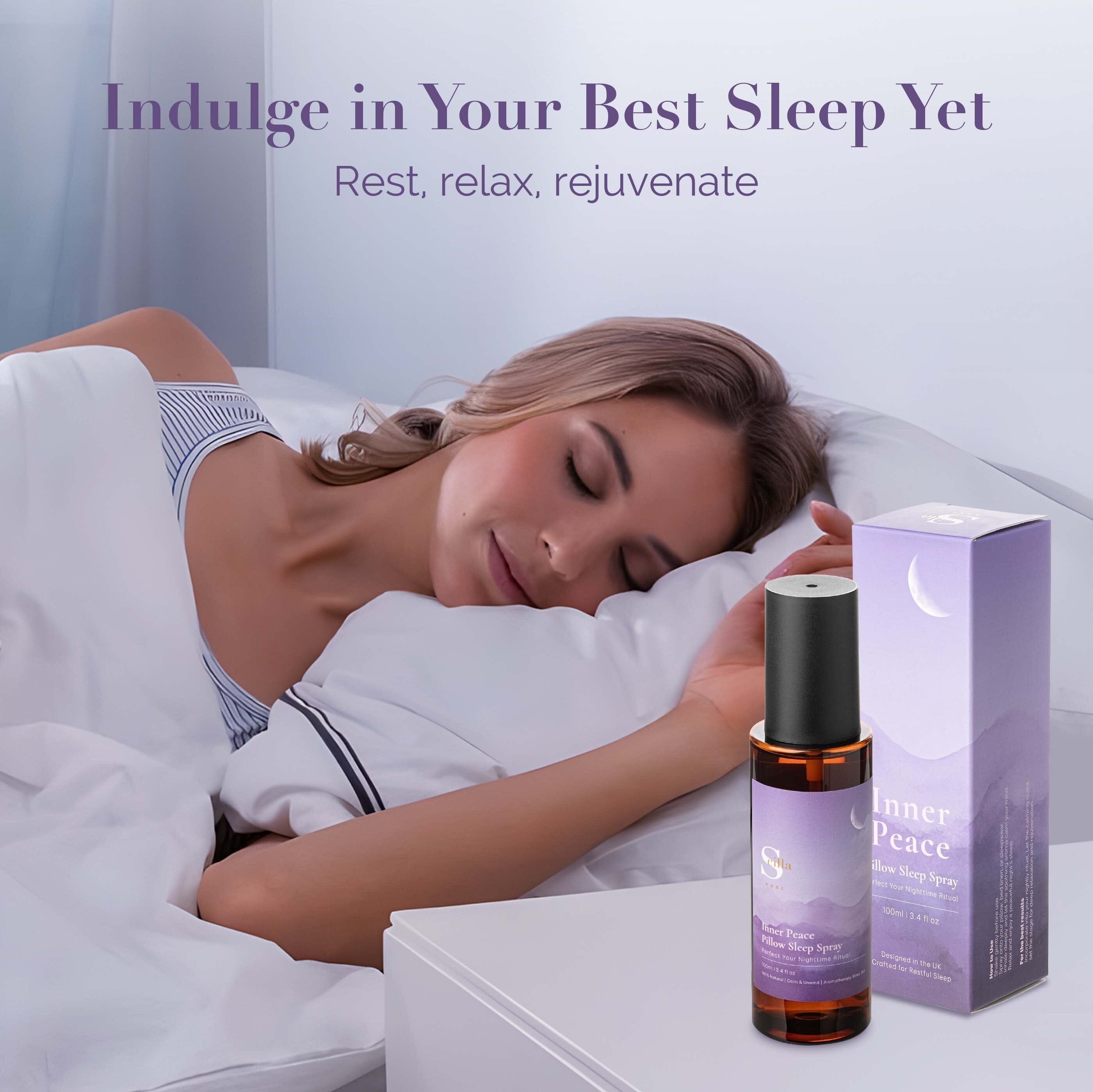 Scilla Rose Inner Peace Sleep Spray 100ml – Lavender Pillow Mist
