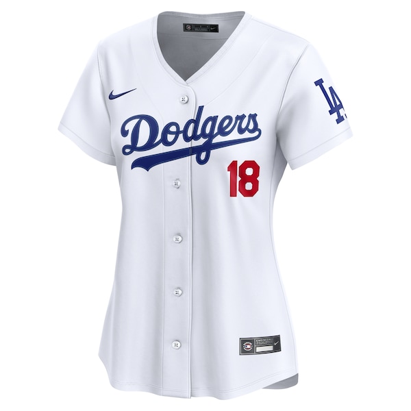 Yoshinobu Yamamoto Los Angeles Dodgers Nike Dri-FIT Home Limited Jersey - White