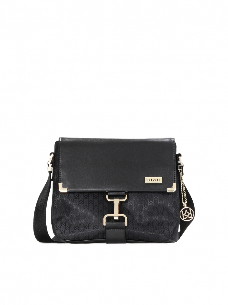 Ladies' black messenger bag