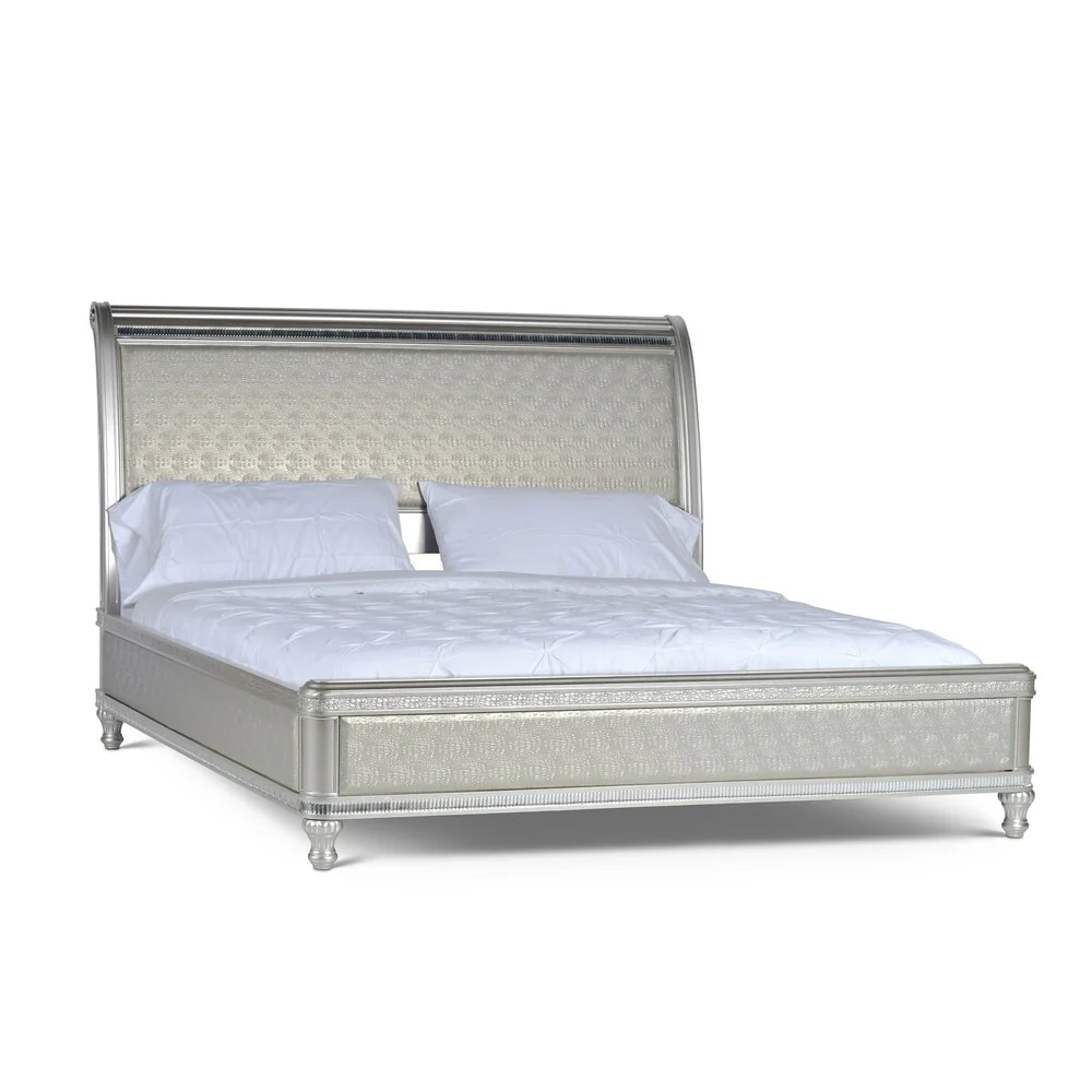 Steve Silver Metro Glam 4-piece Bedroom Set