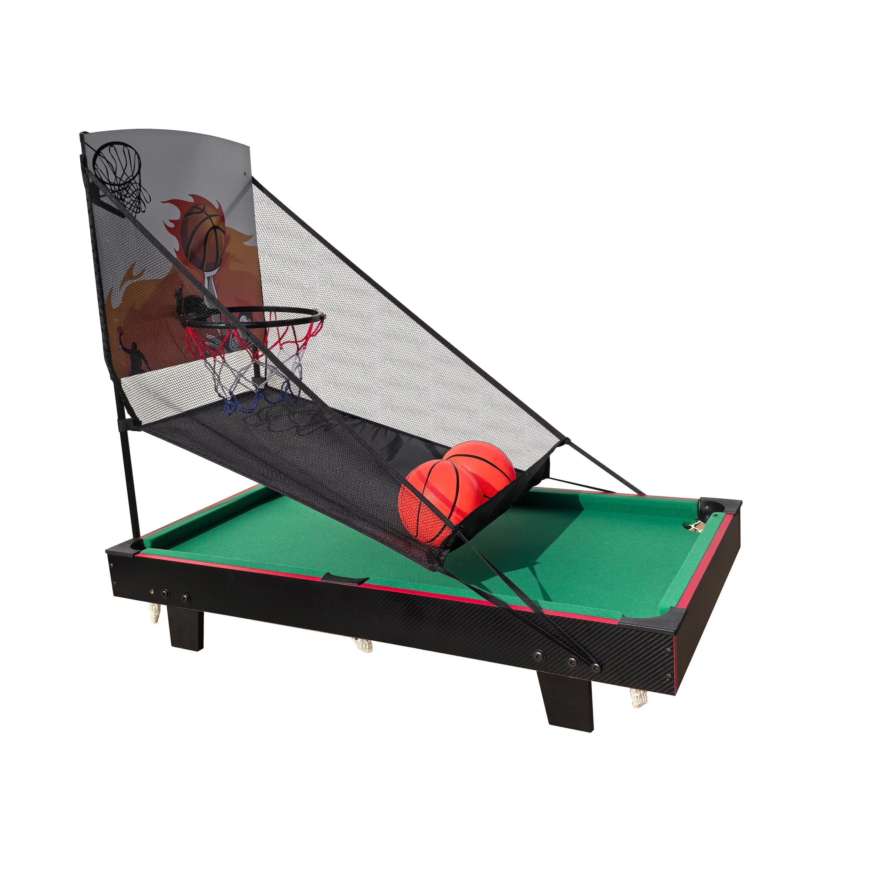 Multi Game Table 36, 2 in 1 Combo Game Table Basketball, Billiards. Parent-child games