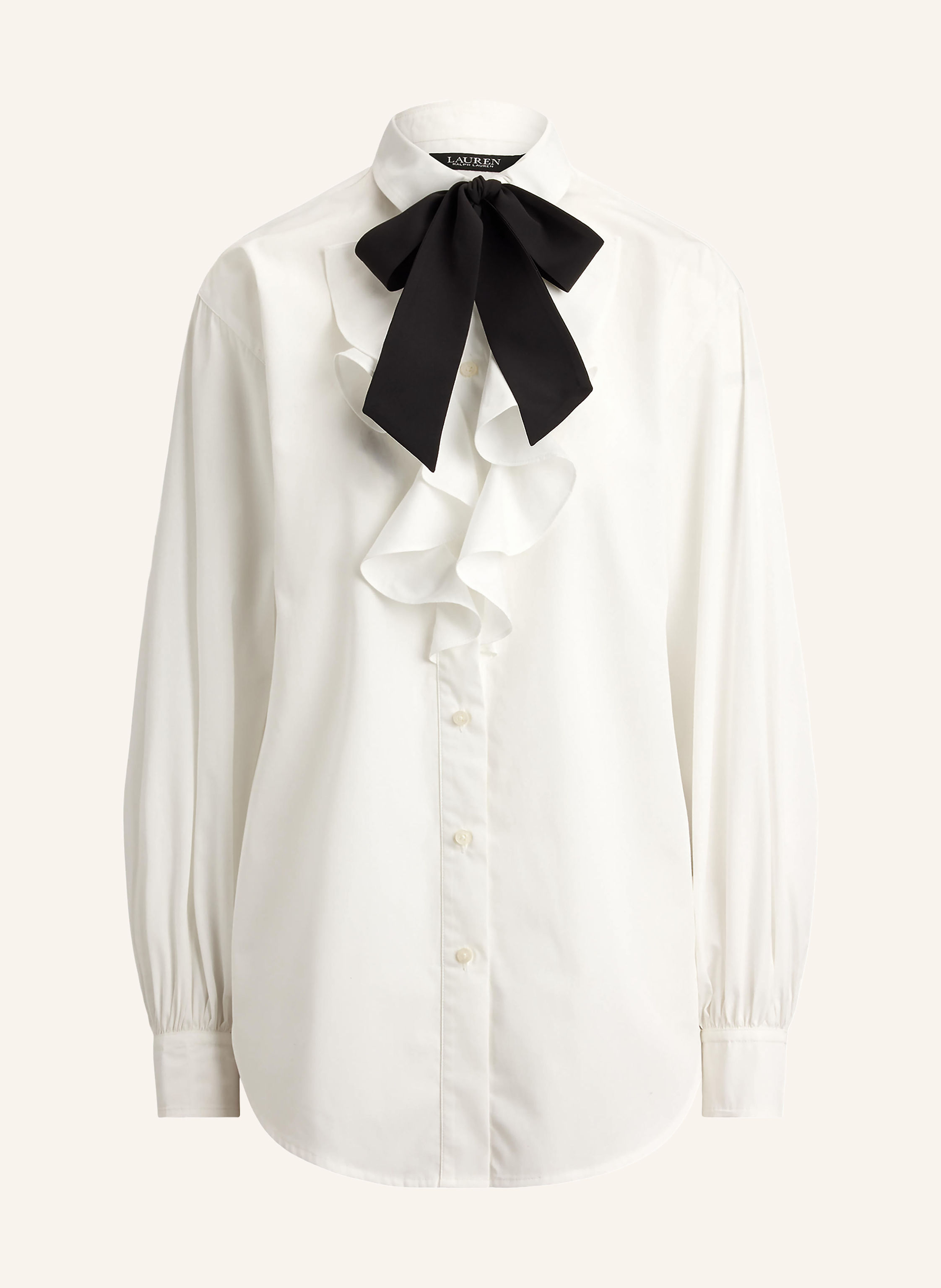 LAUREN RALPH LAUREN Hemdbluse mit abnehmbarer Schluppe