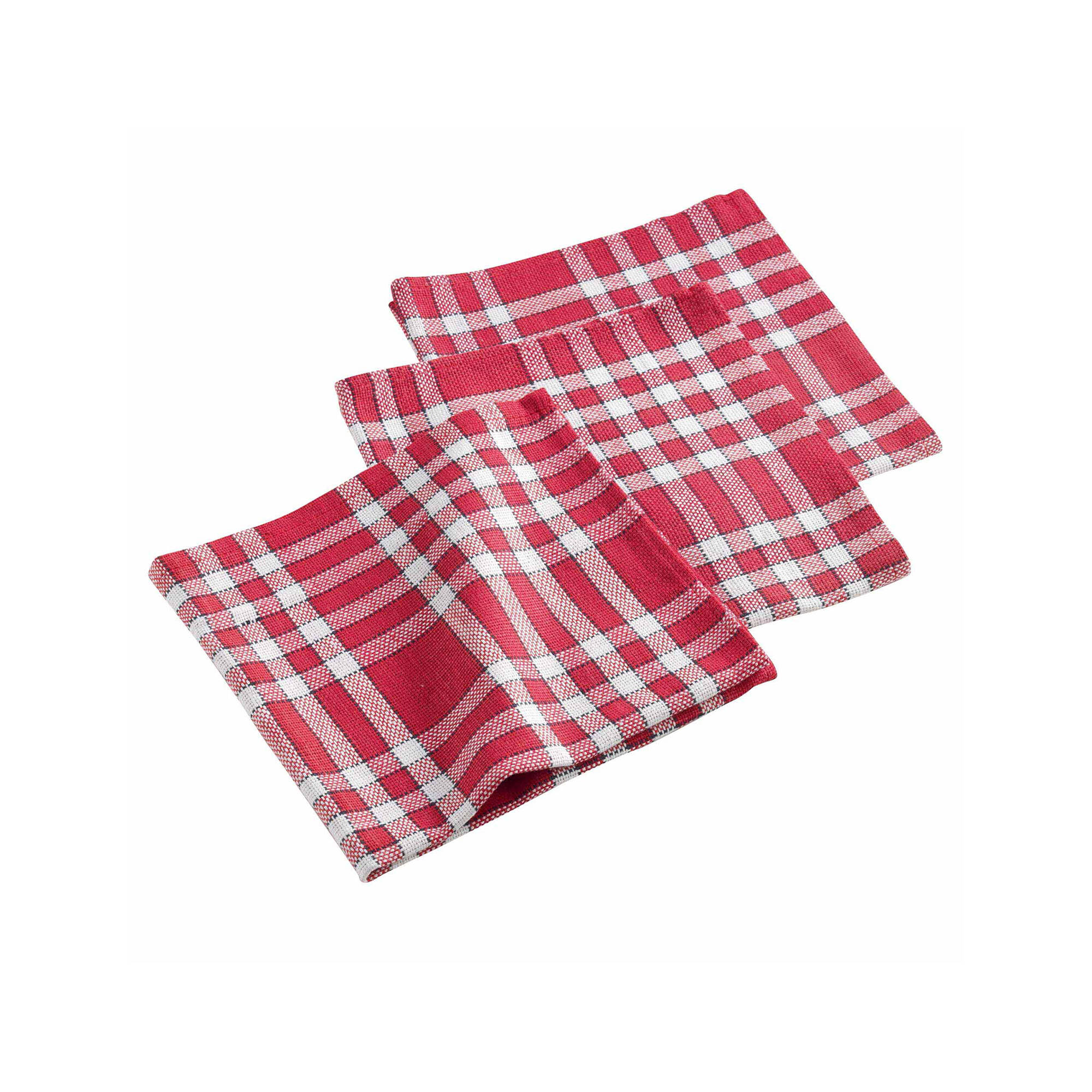 Serviette de table carreaux - Lot de 3