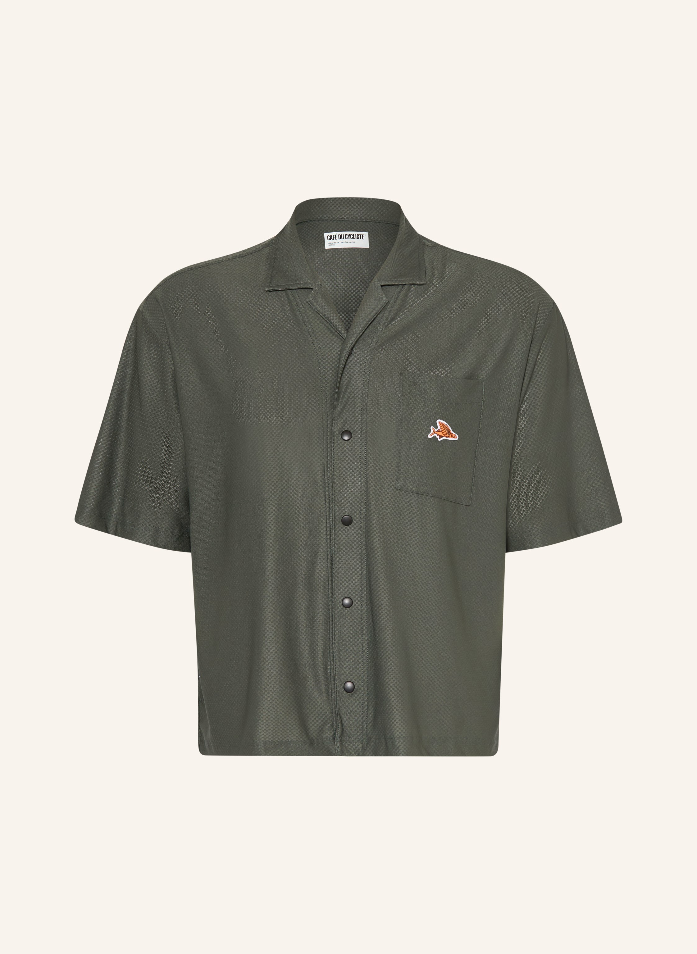 CAFÉ DU CYCLISTE Resorthemd GLADYS Relaxed Fit aus Mesh
