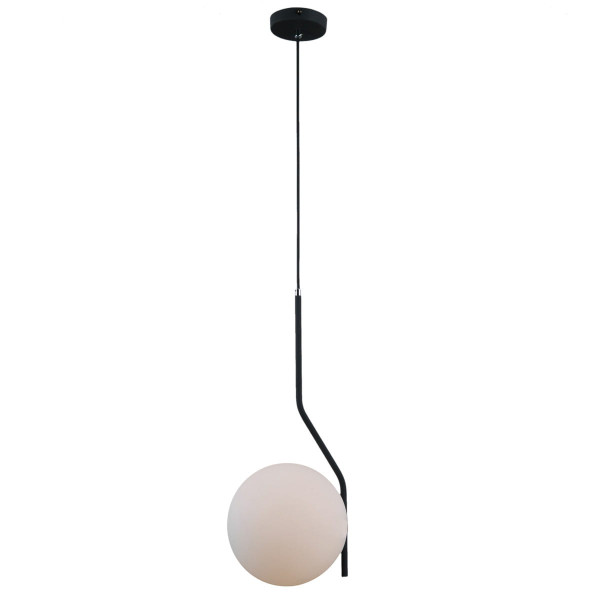 Lampa wisząca grafitowo-biała Carimi 1xE27x5W wym: 100x20x20 cm Italux