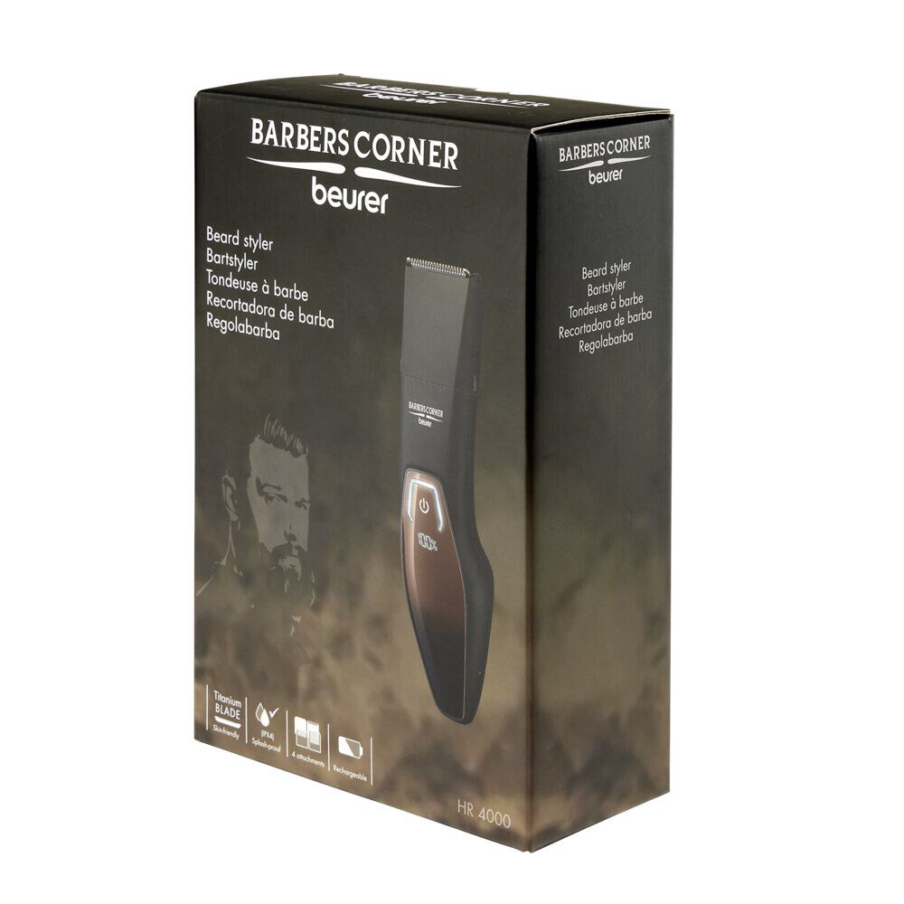 Tondeuse à cheveux et barbe rechargeable Beurer HR4000 4 sabots
