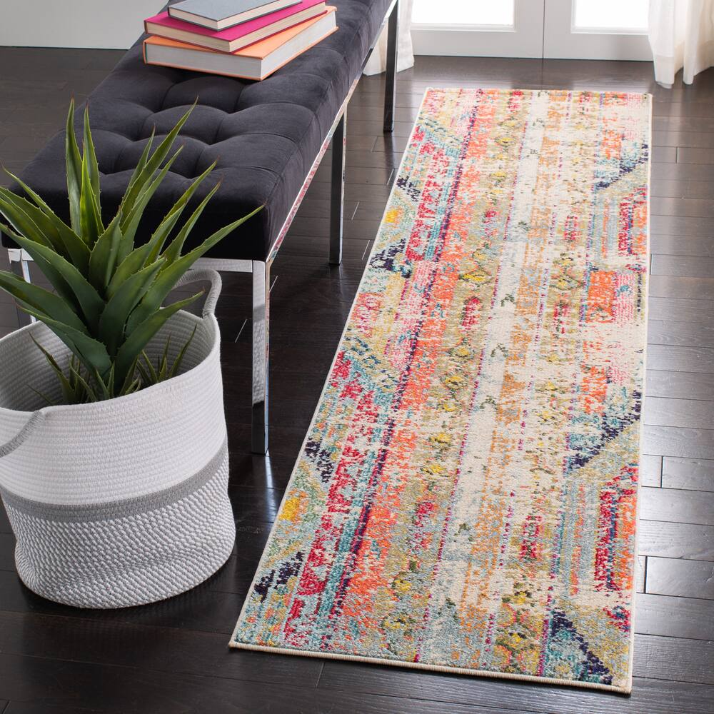 Safavieh Madison 422 Rug, Blue/Orange