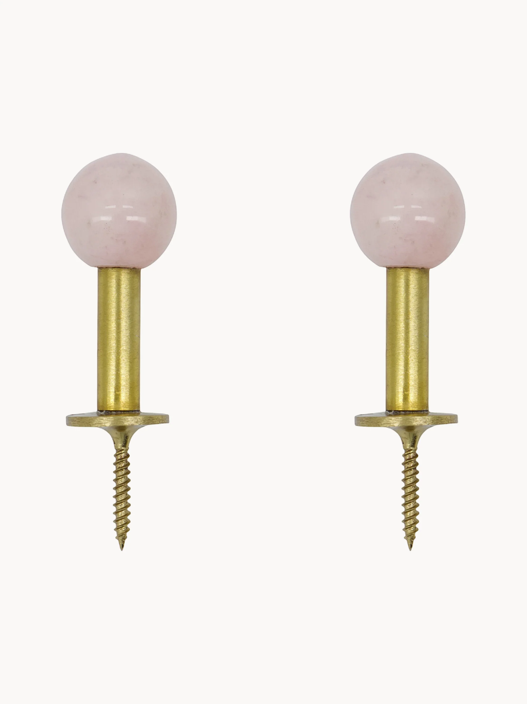Handgefertigte Metall-Wandhaken Ball, 2er-Set