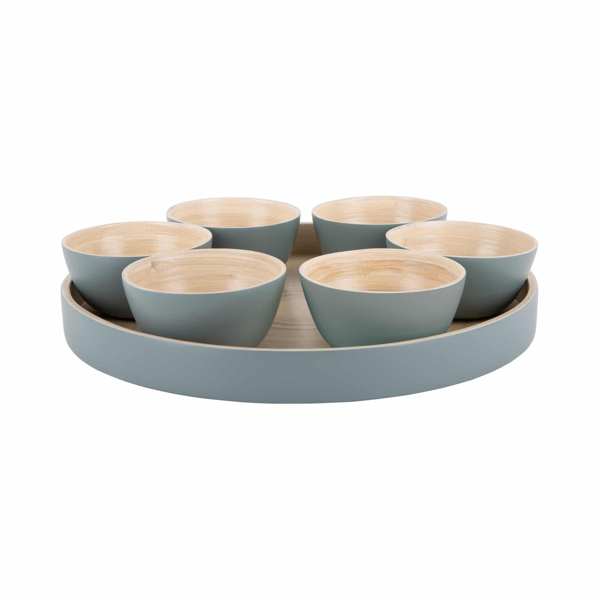 Present Time schaal Tray Puro Rond - groen - Ø32cm