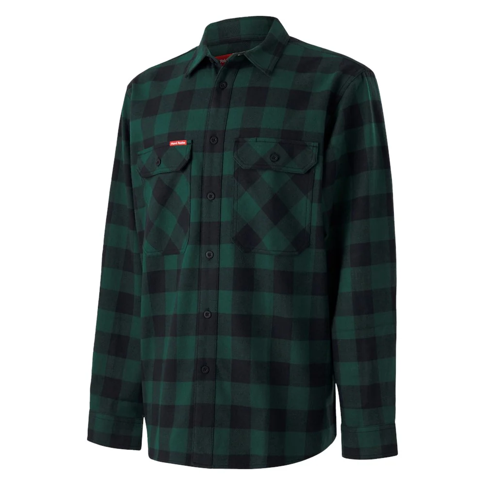 Hard Yakka Long Sleeve Check Flannel Shirt