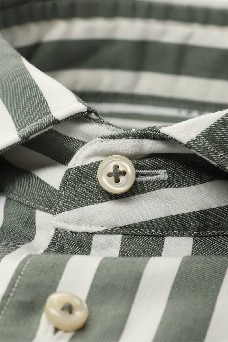 ETERNA 1863 Modern Fit Hemd grün, Gestreift